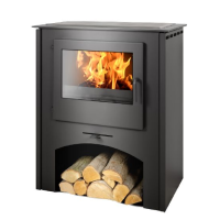 ABX Sporák RHODOSS bez trouby ocelová deska (černý plech)