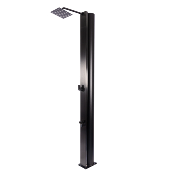 Solární sprcha LUXE DB11 ONYX ČERNÁ s oplachem nohou