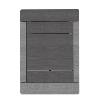 Venkovní sprchový rošt -  Tmavě šedá