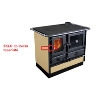 MBS - sklo dvířek topeniště I00082 223x283mm, SD MAGNUM / THERMO MAGNUM / OLYMP / OLYMPIA _ 109603