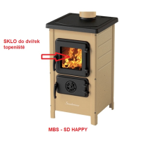 MBS - sklo dvířek topeniště I00080, SD HAPPY 183 x 171mm _ 109358
