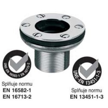 Tryska sací nerez 1 1/2