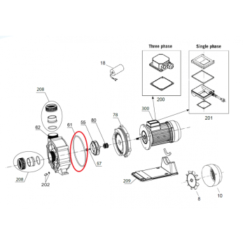 Těsnění těla New Contra