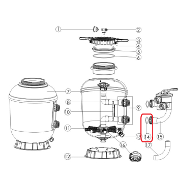 Těsnění pod připojení  SMG 500/650 (set 2ks)