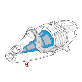 Náhradní kónický filtr pro vysavač BWT PK GIANT