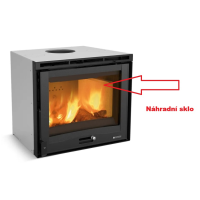 La Nordica - náhradní sklo pro krb INSERTO 60 ( broušené hrany )