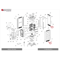 La Nordica - spodní černá mřížka pro kamna GEMMA č. 40