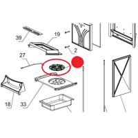 La Nordica - náhradní rošt pro kamna GIULIETTA