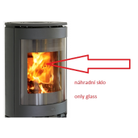 Jotul - náhradní sklo pro řadu F 480 - 223143 / 10026482