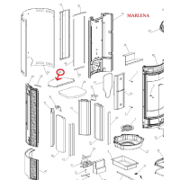 La Nordica - deflektor ocelový druhý  Marlena (rok výroby 2019-2023)  č. 24