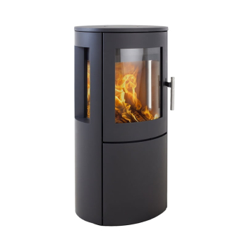 Krbová kamna teplovzdušná Heta Scan-Line 800 boční prosklení