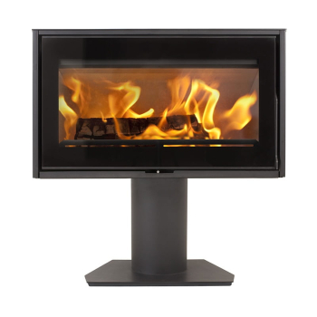 Krbová kamna teplovzdušná Heta Scan-Line 100R na noze - fixní