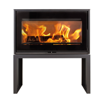 Krbová kamna teplovzdušná Heta Scan-Line 100R na lavici