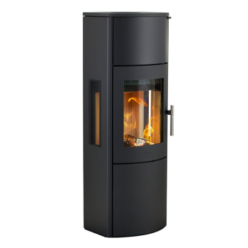 Krbová kamna teplovzdušná Heta Scan-Line 820MS - ploché boky, boční prosklení