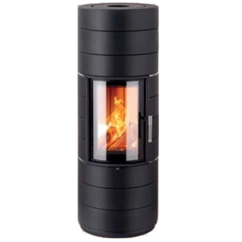 Krbová kamna teplovzdušná Leda Colona Lite M - černý lak
