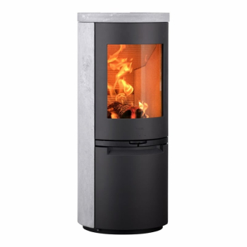 Krbová kamna teplovzdušná Heta Scan-Line 900 - obklad mastek / pískovec / vápenec