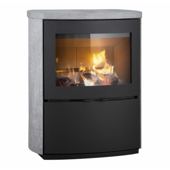 Krbová kamna teplovzdušná Heta Scan-Line 1000 - obklad mastek / pískovec