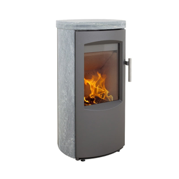 Krbová kamna teplovzdušná Heta Scan-Line 7B - obklad mastek / pískovec