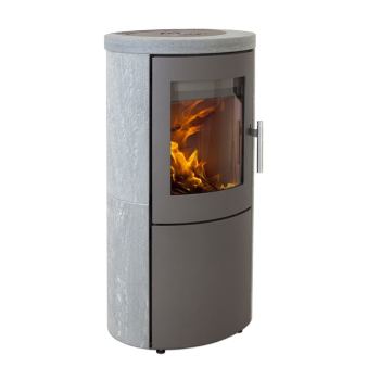 Krbová kamna teplovzdušná Heta Scan-Line 800 - obklad mastek / pískovec / vápenec / keramika