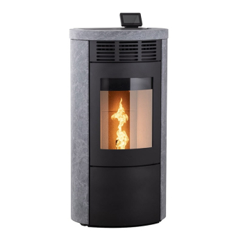 Krbová kamna teplovzdušná Heta Scan-Line Green 250 - obklad mastek / pískovec / vápenec