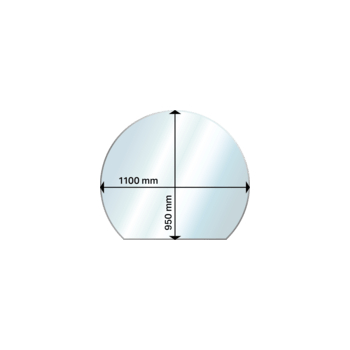 Aduro - kruh - sklo pod kamna