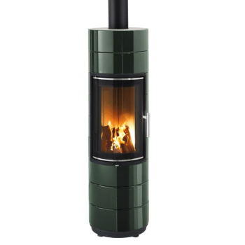 Krbová kamna teplovzdušná Leda Peppa TEC (s katalyzátorem) - smalt