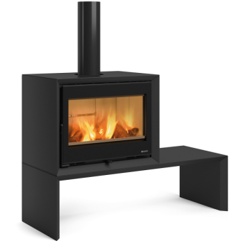 Krbová kamna teplovzdušná La Nordica Dante s lavicí