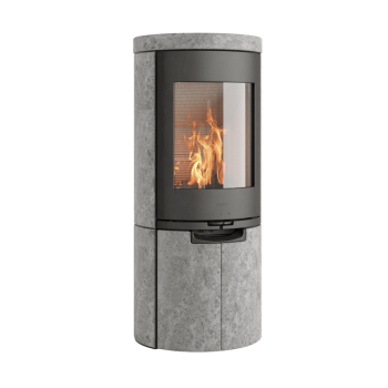 Krbová kamna teplovzdušná Heta Scan-Line 910 - obklad mastek / pískovec / vápenec