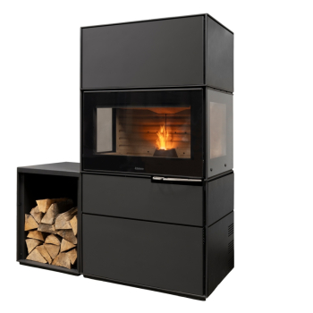 Krbová kamna teplovzdušná Aduro Hybrid H6 Lux