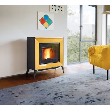 Krbová kamna teplovzdušná Piazzetta Line - pelety