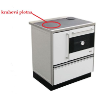 MBS - náhradní kruhová plotna pro sporák ROYAL 720 pravý