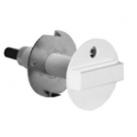 Karl samostatné ovládání komínové klapky lakované (síla 2mm) - bílá