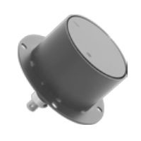 Karl samostatné ovládání komínové klapky skryté, kruh (síla 2mm) - černá