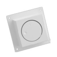 Karl samostatné ovládání komínové klapky skryté, čtverec (síla 2mm) - černá