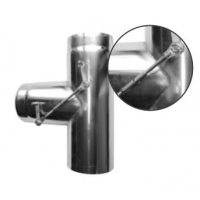 Karl dvoucestná klapka „Moritz“, průměr 180mm (síla 2mm) - nerez