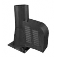 Karl M500 komínový ventilátor, čtvercová podstava, průměr 200mm - černá