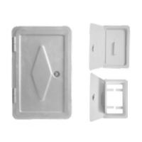 Karl komínová dvířka DK3, 170 x 290mm - bílá