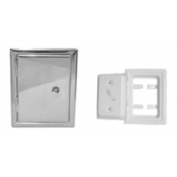 Karl komínová dvířka plynotěsná DKG7, 140 x 210mm - nerezová