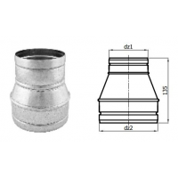 Karl redukce potrubí, průměr 100 / 150mm