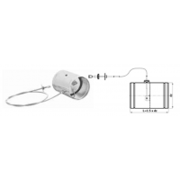 Karl ovládaná klapka se silikonovým těsněním, průměr 150mm