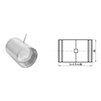 Karl ovládaná klapka se silikonovým těsněním zakončená čtyřhranem, průměr 200mm