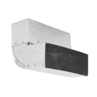 Karl nastavitelné koleno stěna-strop 45°- 90°- kanál, 200 x 90mm