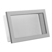 Karl STYLE ventilační mřížka  se síťkou, 240 x 170mm - černá