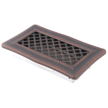 Krbová mřížka 10x20 cm, PREMIUM DECO měděná patina