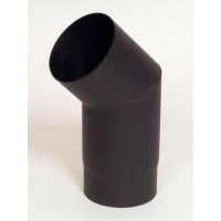 Jotul koleno 45 / 125mm - černý lak (síla 1,5mm)
