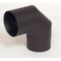 Jotul koleno 90 / 125mm - černý lak (síla 1,5mm)
