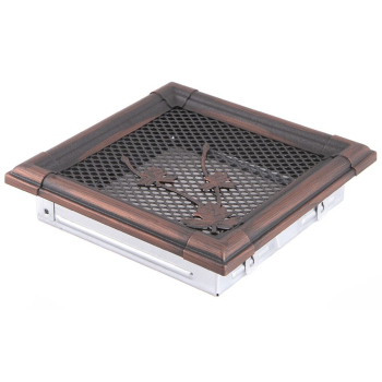 Krbová mřížka 16x16 cm, PREMIUM RETRO měděná patina
