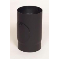 Morafis roura s čistícím otvorem 0,25m / 120mm (síla 1,5mm) - černá