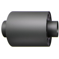 Morafis teplovzdušný výměník 500/320 / 150mm (síla 1,5mm) - černá