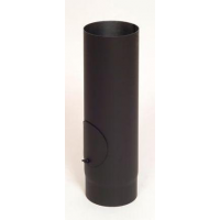 Morafis roura s čistícím otvorem 0,5m / 160mm (síla 1,5mm) - černá